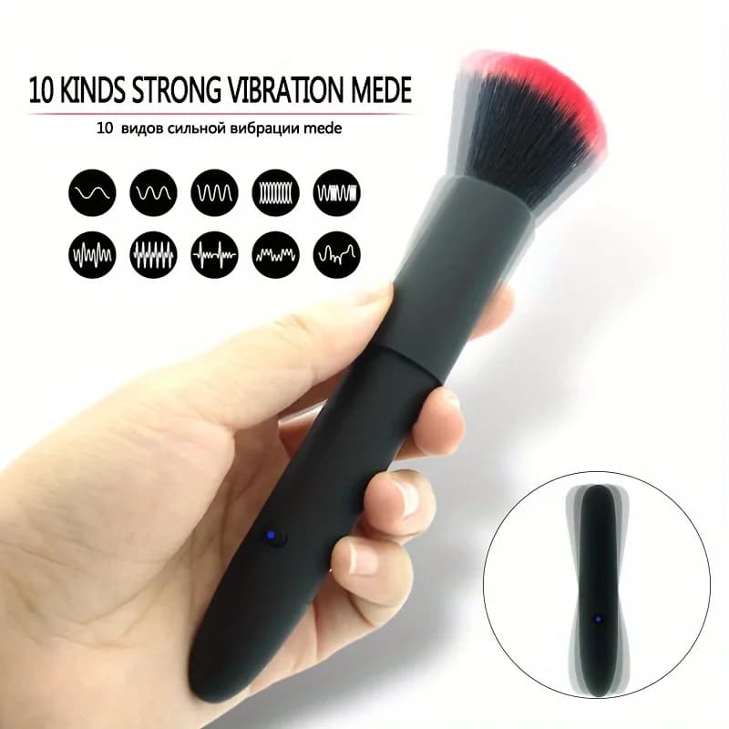 Pennello per trucco vibratore per donne stimolatore della vagina del clitoride AV Magic Dildo bacchetta vibratore della pallottola masturbazione femminile massaggiatore giocattoli del sesso