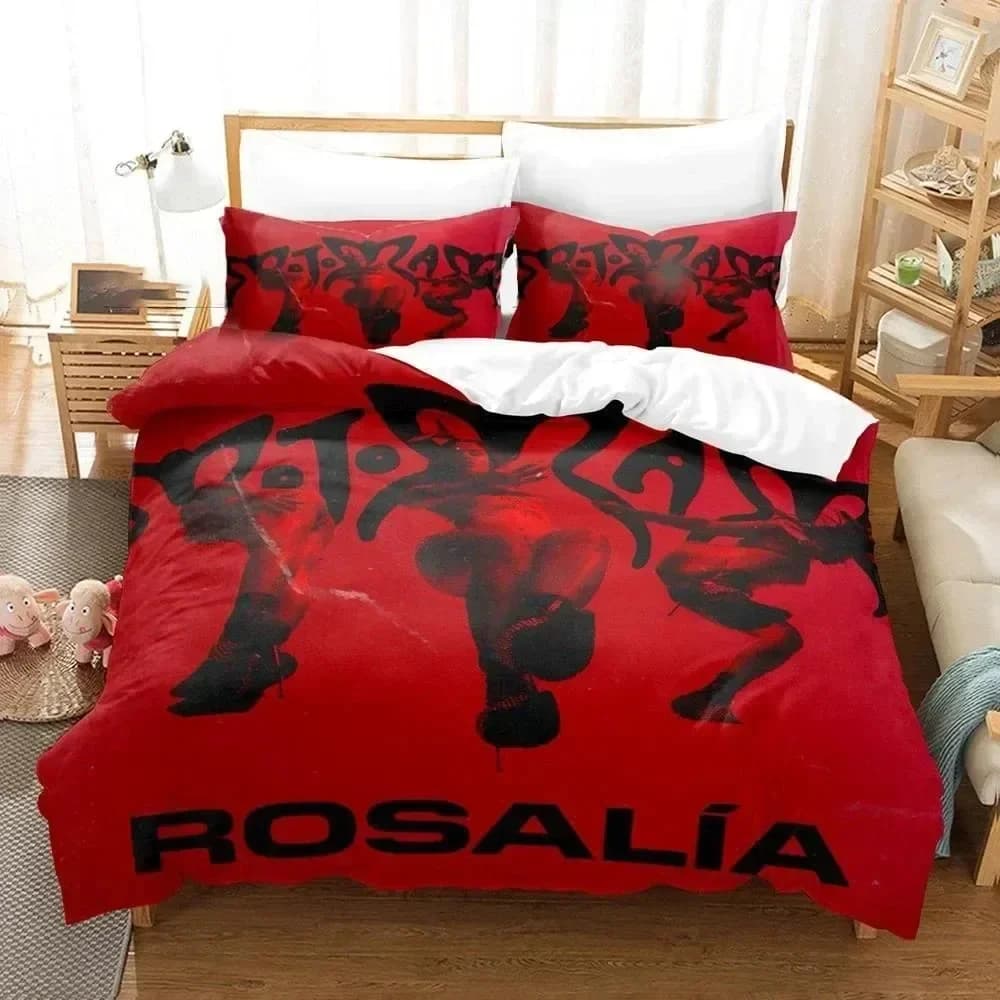 Luxury New 3D Print Rosalia Vila Tobella Rosalia Bed linen set Copripiumino Bed set Copripiumino Federa Queen Size