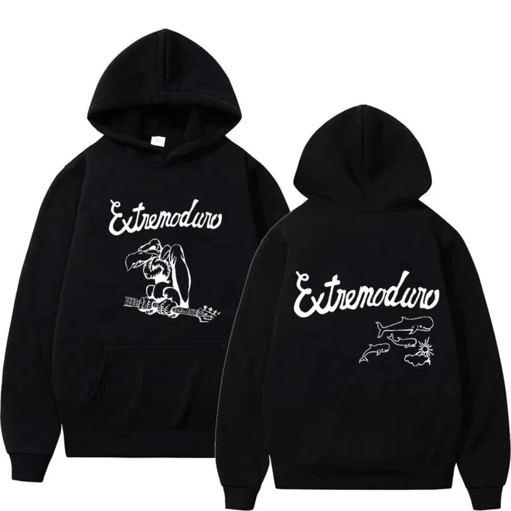 Felpa con Cappuccio Regalo per Fan della Band Rock Extremoduro Tour 2026, Stile Hip Hop alla Moda per Uomo e Donna, Pullover a Maniche Lunghe