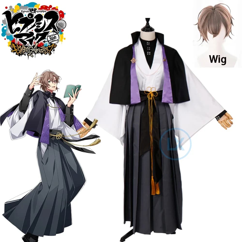Anime DRB Hypnosis Mic Cosplay Yumeno Gentaro Costume Division Rap Battle Set Full Cosplay Uniform Man Woman Dresses Halloween