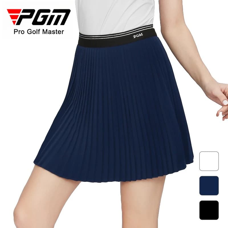 Gonna da golf PGM da donna, gonna sportiva estiva con cintura elastica ad asciugatura rapida QZ088