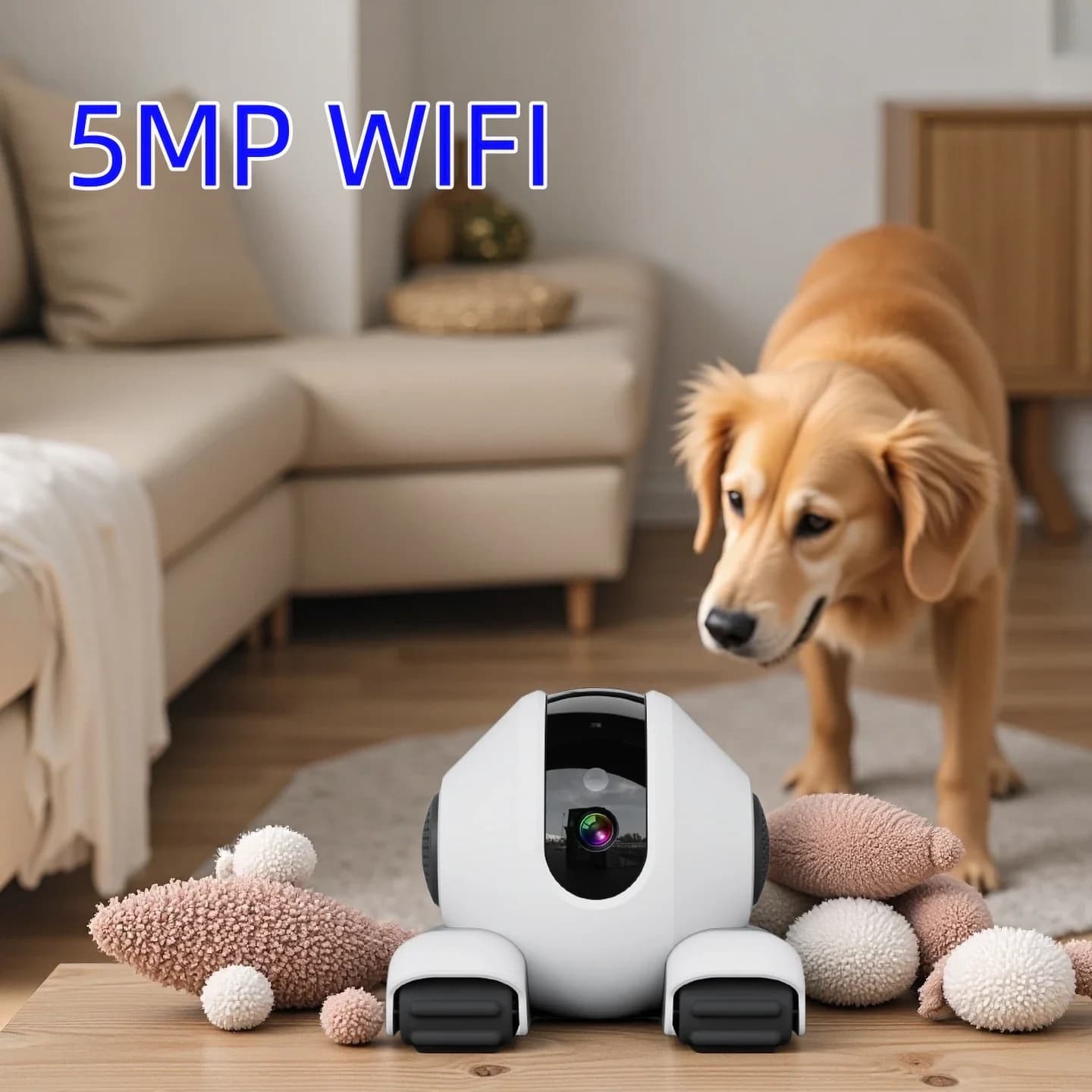 5MP V360pro APP Telecamera dome IP a doppio obiettivo con rilevamento umanoide AI a colori Sicurezza domestica CCTV Baby Monitor