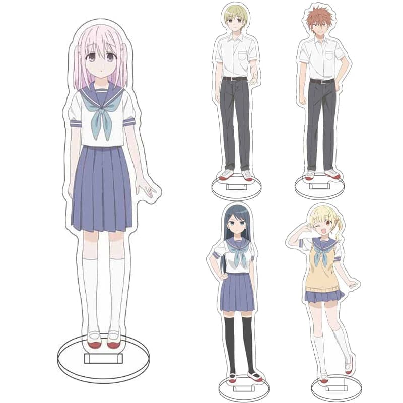 16CM Anime Inexpressive Kashiwada and Expressive Oota‌ ‌Figure Kashiwada-san Oota-kun Acrylic Stand Cos Ornaments Gifts