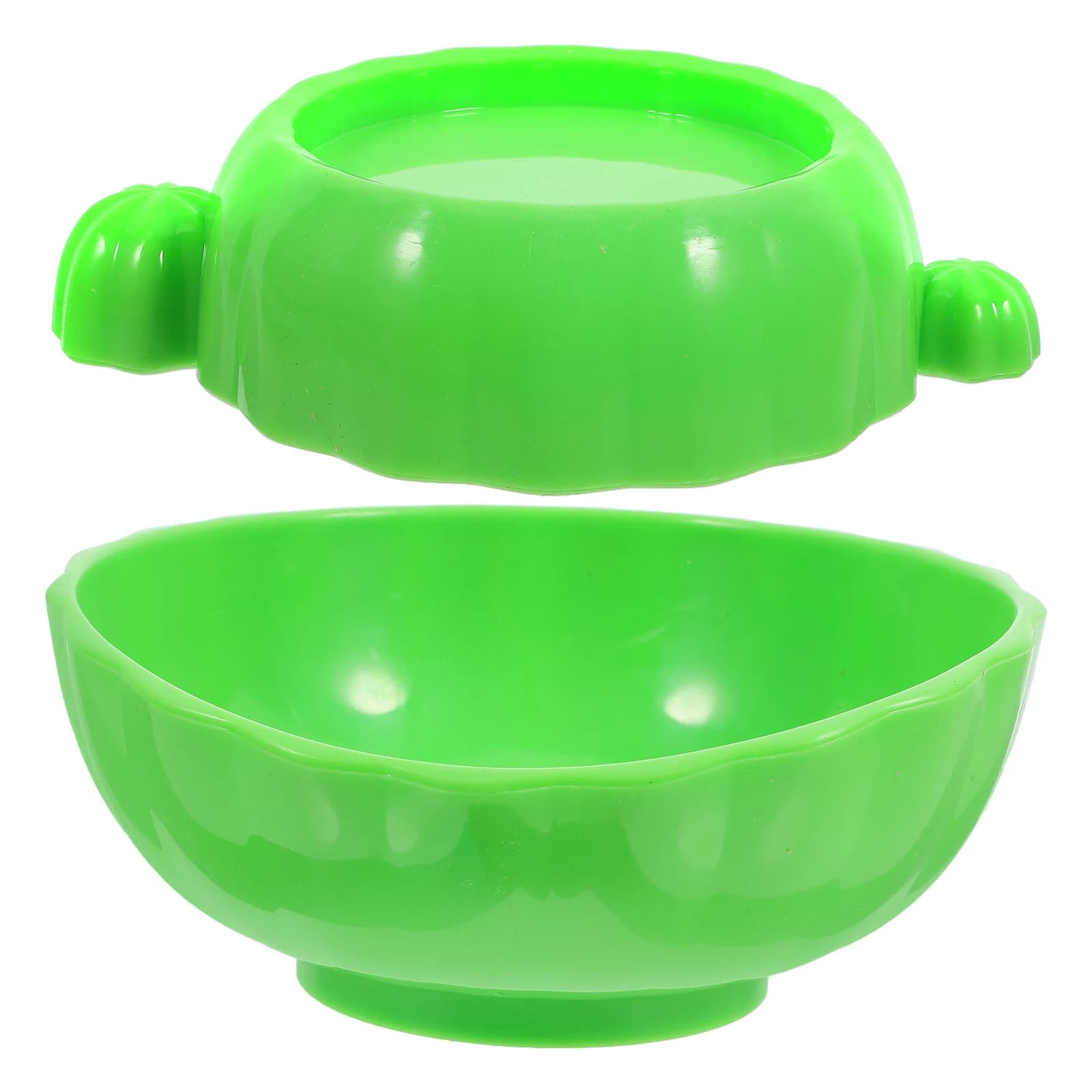 Ciotola per cibo per gatti rialzata Piastra per acqua per alimentazione di cani Plastica antiscivolo per piccoli animali domestici di grandi dimensioni Design di cactus Ciotole per animali rialzate facili da pulire