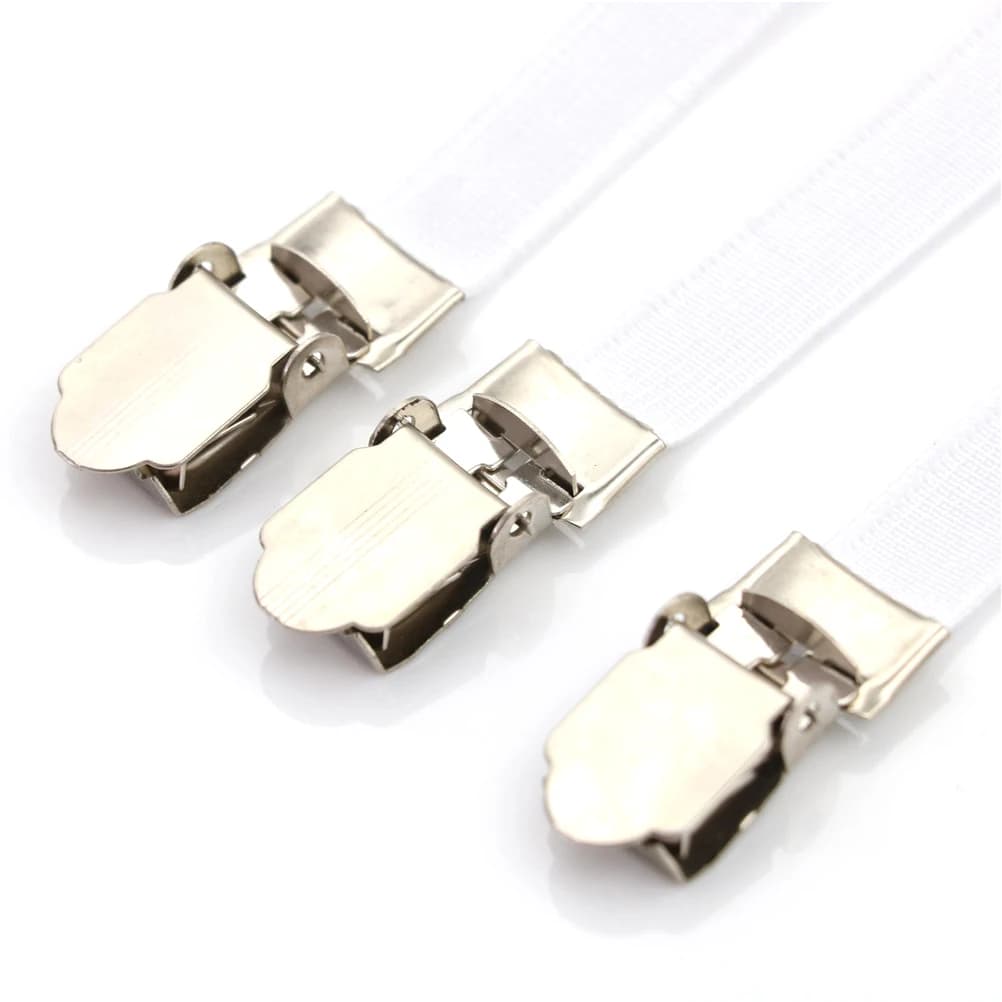 New 4 x Ironing Board Cover Clip Fasteners Tight Fit Elastic Brace Ties Straps Grip