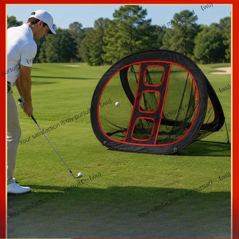 Indoor and outdoor mini golf practice net Portable foldable golf ball double-sided storage ball net