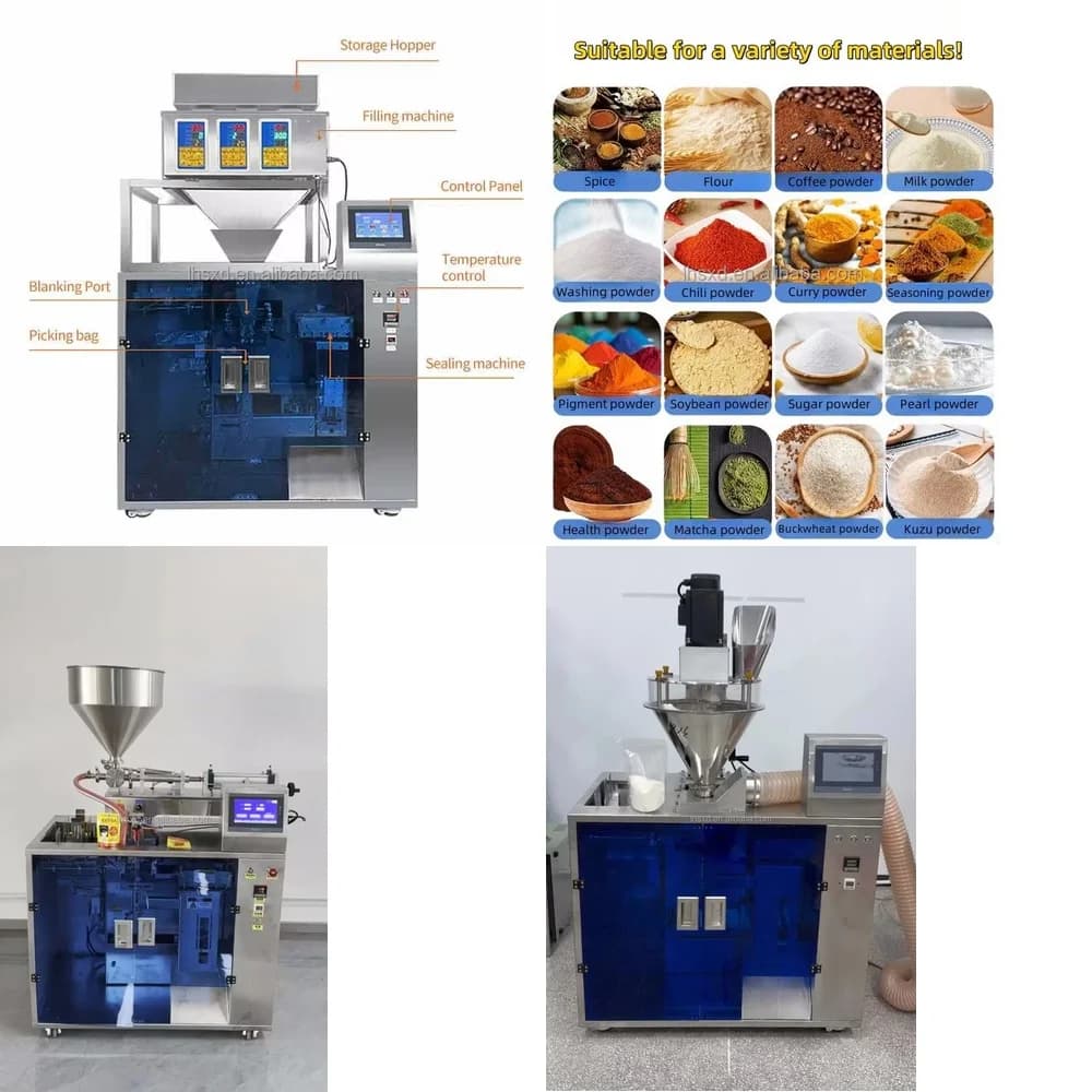 Industrial Powder Detergent for Packing in Bags and Machines for Filling Bags with Buckle Clasp, Dust Granulator for Powder