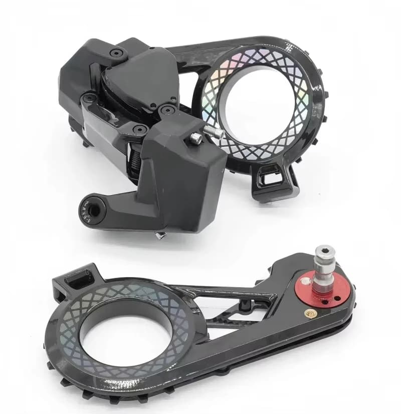 WHEELTOP TX Peak Big Guide 7800 Guida catena in fibra di carbonio Guida cambio bicicletta con cuscinetto in ceramica cava per EDS TX