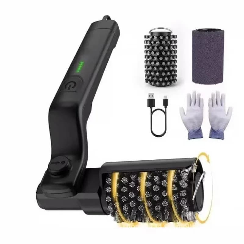 Upgraded Electric Grill Brush, Angle Adjustable Cordless Rechargeable Grill Cleaning Brush