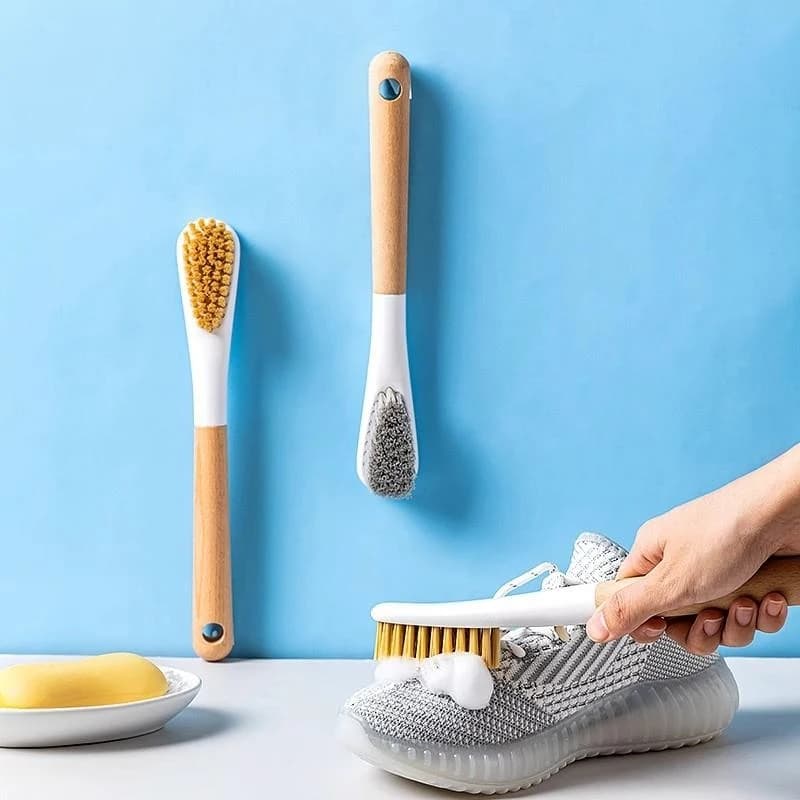 AT766 Shoe Brush Cleaner Home Use Soft Laundry No Damage to Shoe Hair Board Brush Shoe Cleaning Tool Durable Household Item