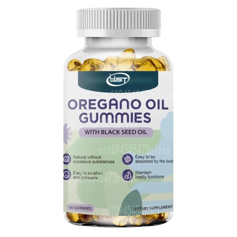 Olio di gelatina di manzo con olio di semi neri, Olio di gelatina di manzo biologico, Integratore di vitamina D3 - Supporto immunitario e digestivo