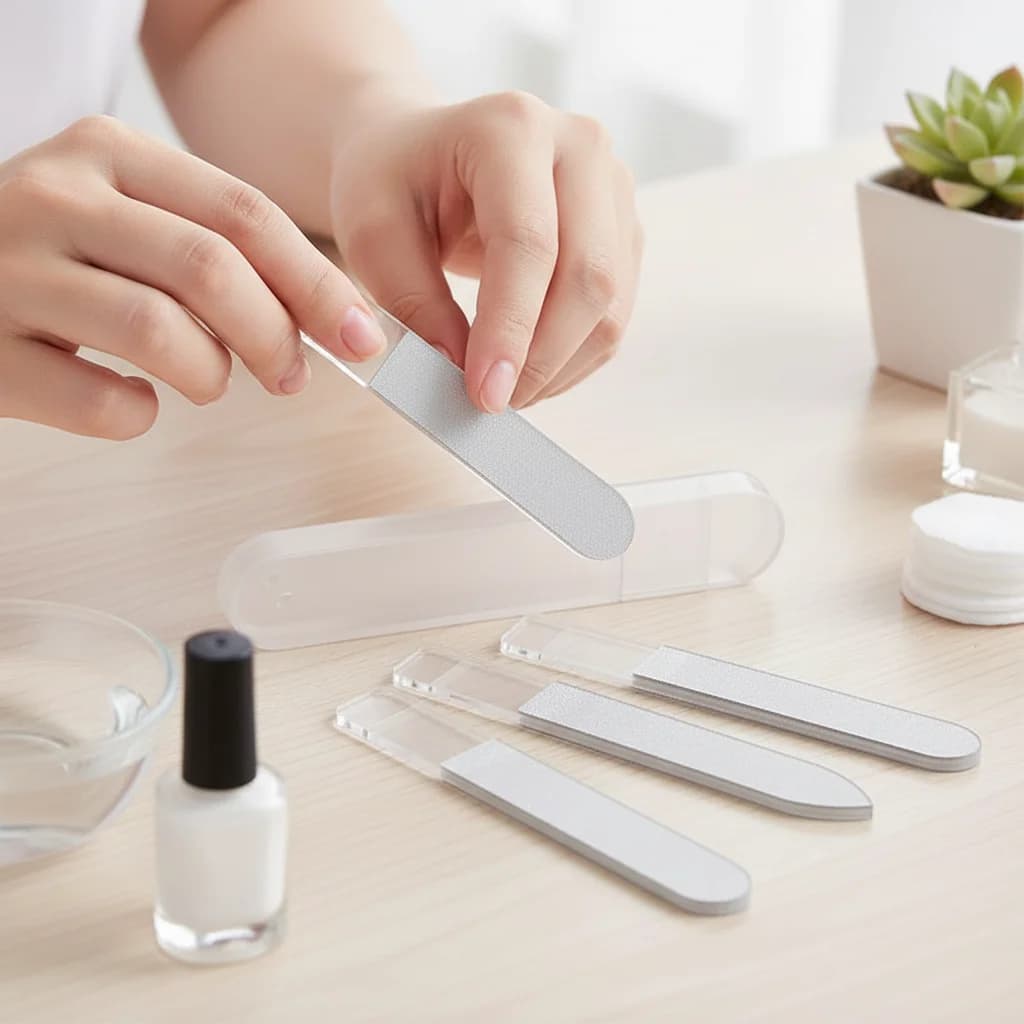Lima per unghie per donna Lucidatura trasparente Lucidatura Levigatura durevole Manicure Strumento professionale per nail art
