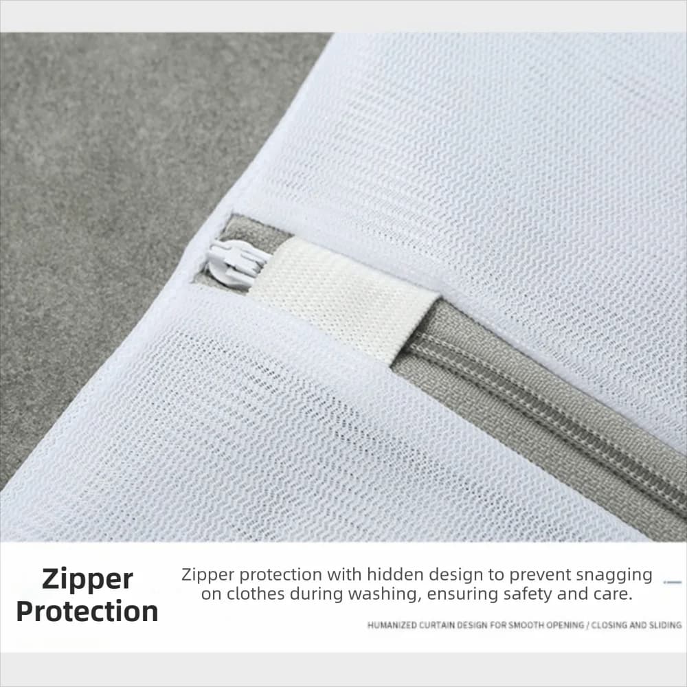 3/4 pcs laundry bag durable mesh coarse closure with hinge organizer clothing net fine shoes reusable mesh bags