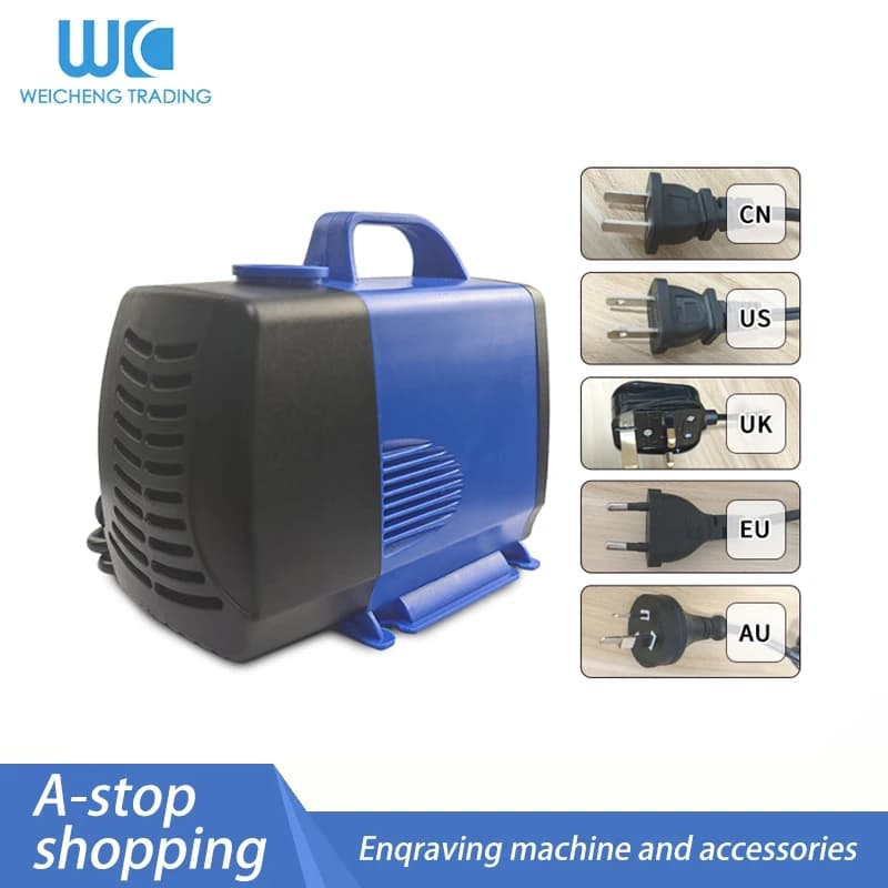 1pc 80W 3.5M Pompa Ad Acqua Sommergibile 3500L/H Per Router di CNC CO2 Macchina Da Taglio Per Incisione Laser 1.5KW/2.2KW Motore Mandrino di Raffreddamento