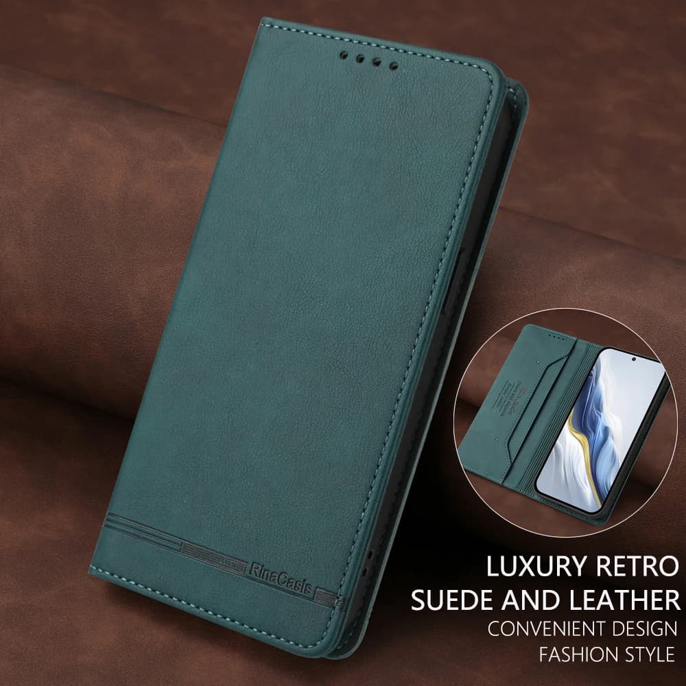Per Oneplus Nord 5 5G RFID Custodia magnetica in pelle 360 Proteggi Capa per OnePlus Nord 5 Portafoglio Funda One Plus Nord CE 5 Etui