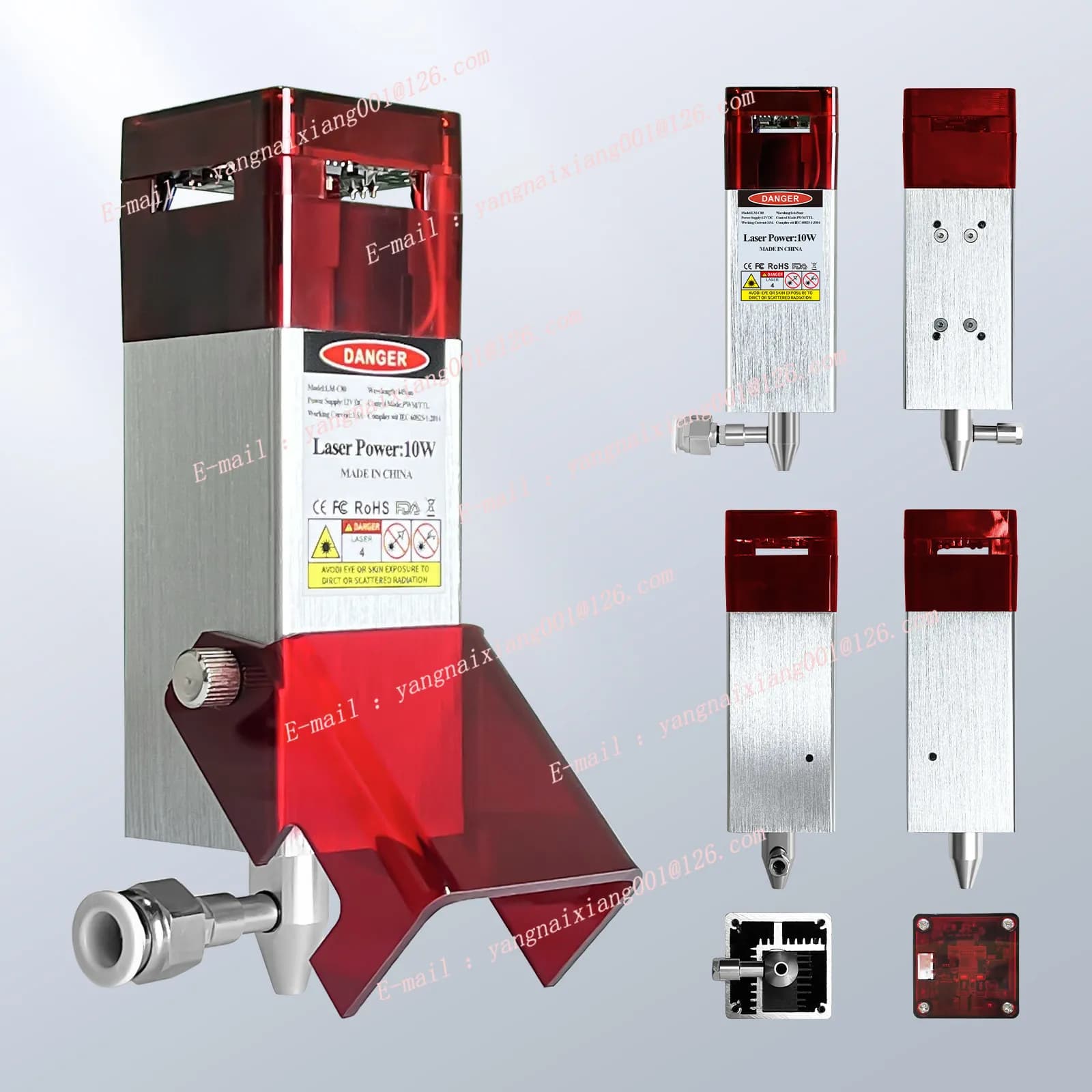 Fai-da-Te 5.5W 10W High Power Laser Engraving Module, 3D Cutting and Marking Accessories