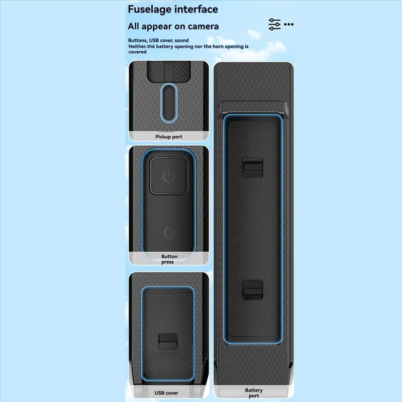 -A96Z Plastic frame for Insta360 X5 Gabbia Quick release protective case Action camera accessories