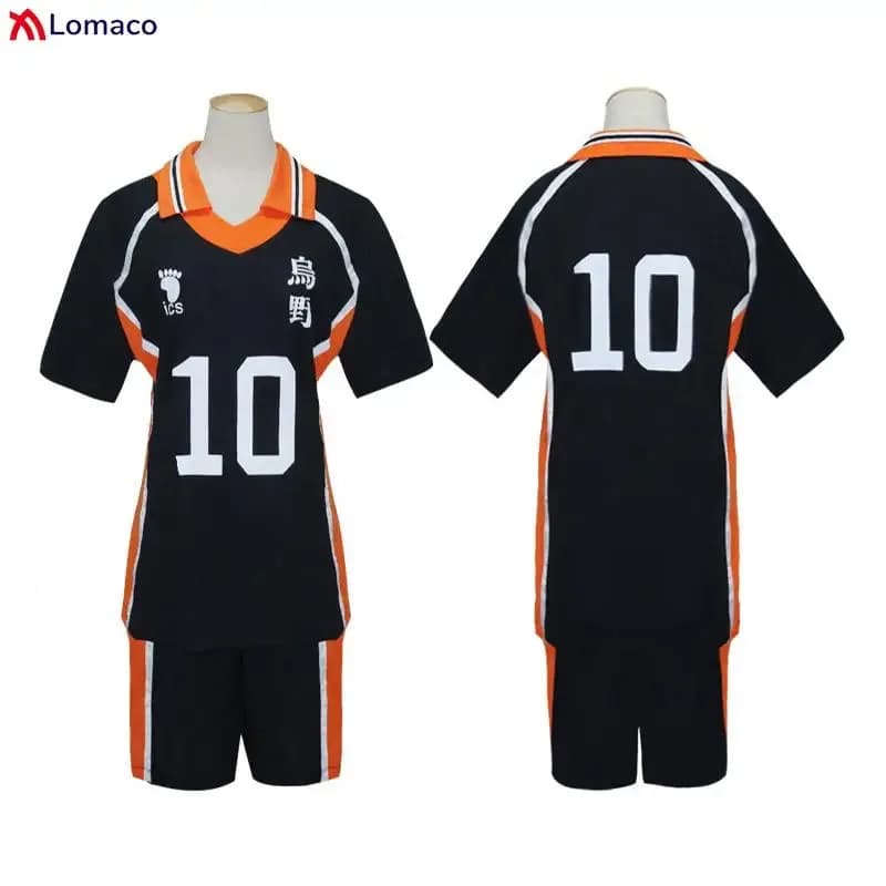 Karasuno High School Volleyball Club Shoyo Hinata Abbigliamento sportivo Maglie Anime Uniforme Costume Cosplay
