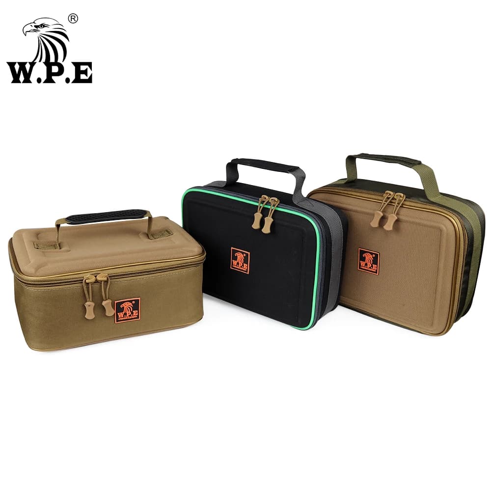 WPE 1 pcs Multipurpose Fishing Bag Fishing Accessories 600D Oxford Cloth Multi Function Bass Carp Lure Feeder Fishing Bag