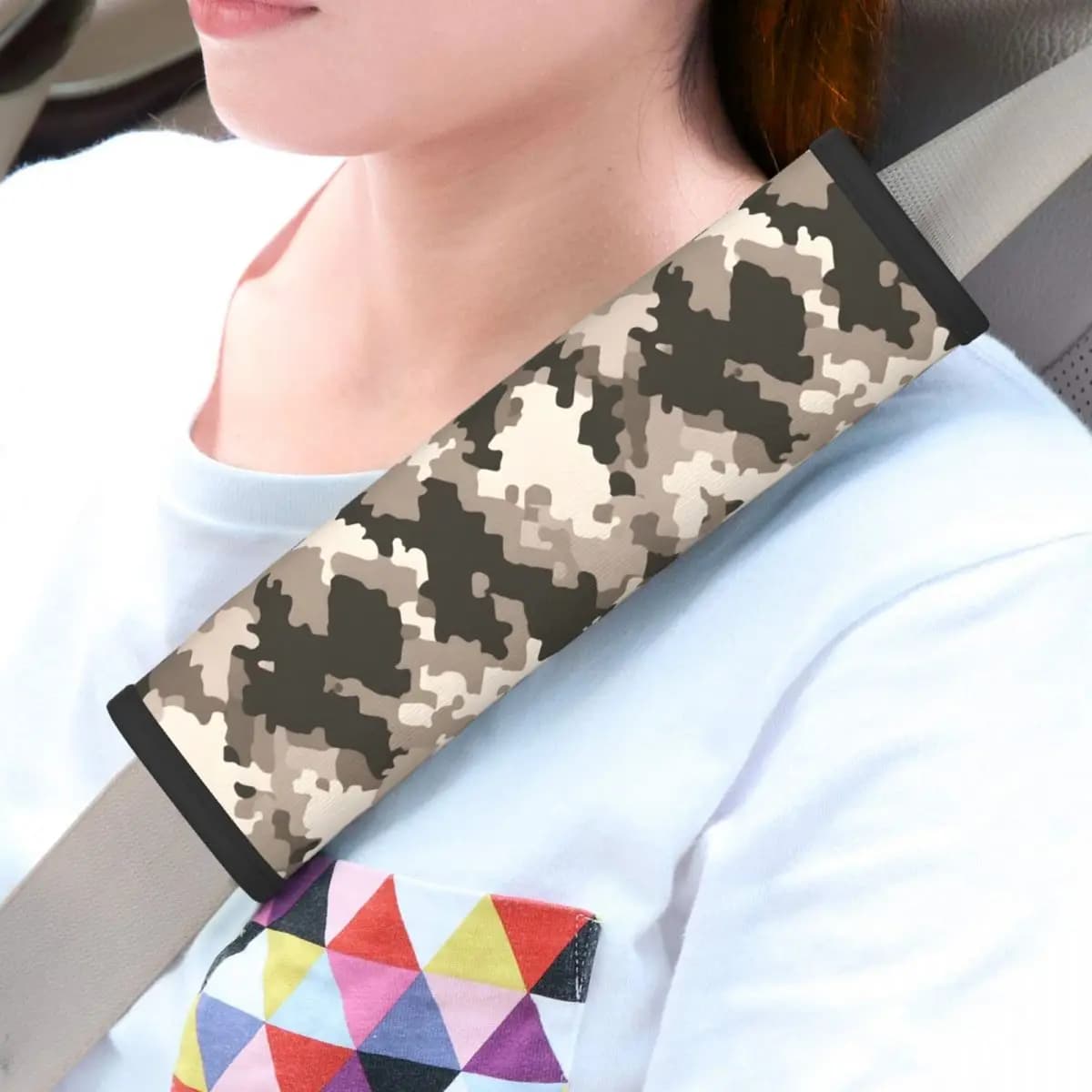 Camo Camouflage Soft Seatbelt Cover for Car Truck Seat Belt Shoulder Pad 2 Pack