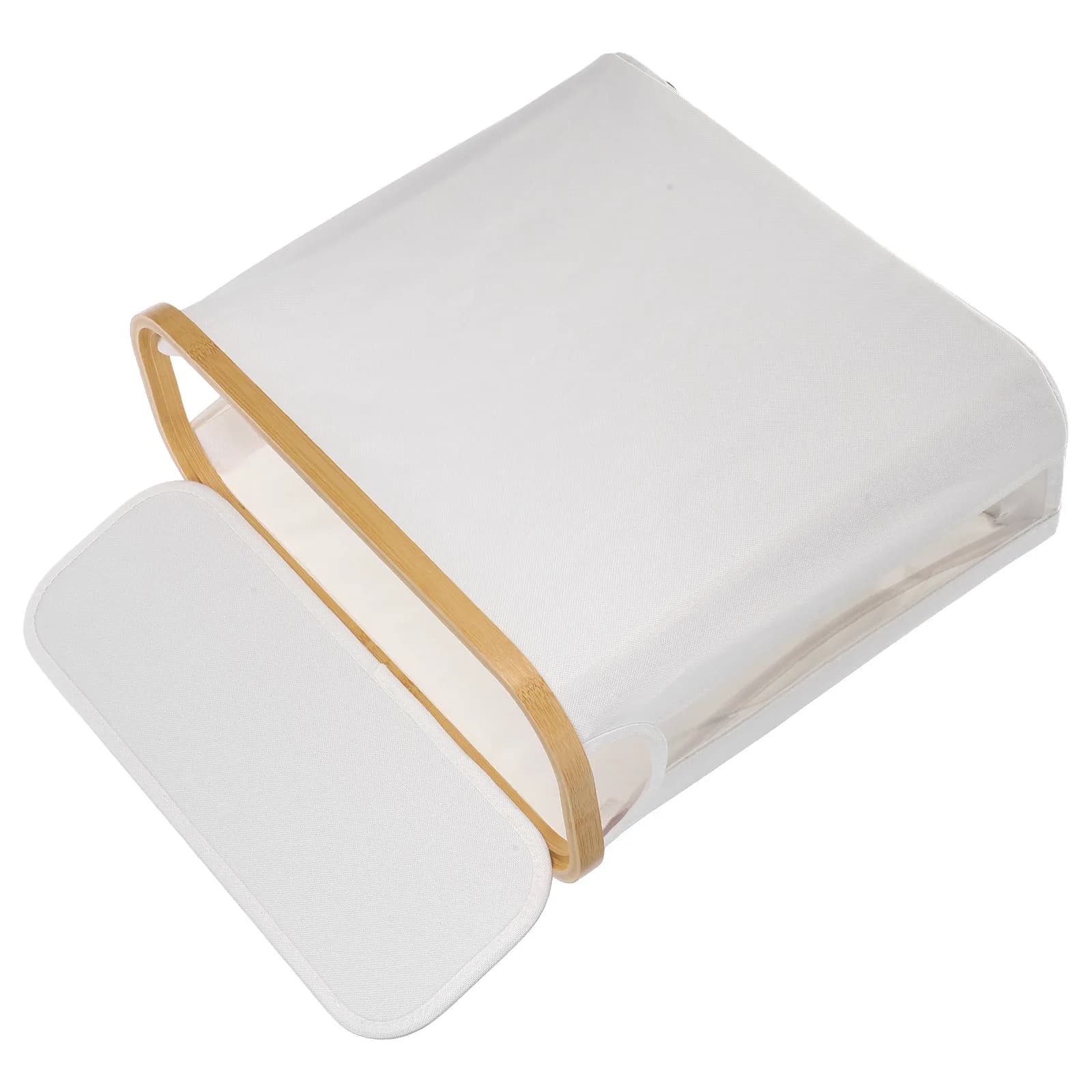 Cestino Pieghevole per Carta Igienica, Porta Carta Igienica Impermeabile con Coperchio per Bagno, Cucina, Soggiorno, Organizzatore