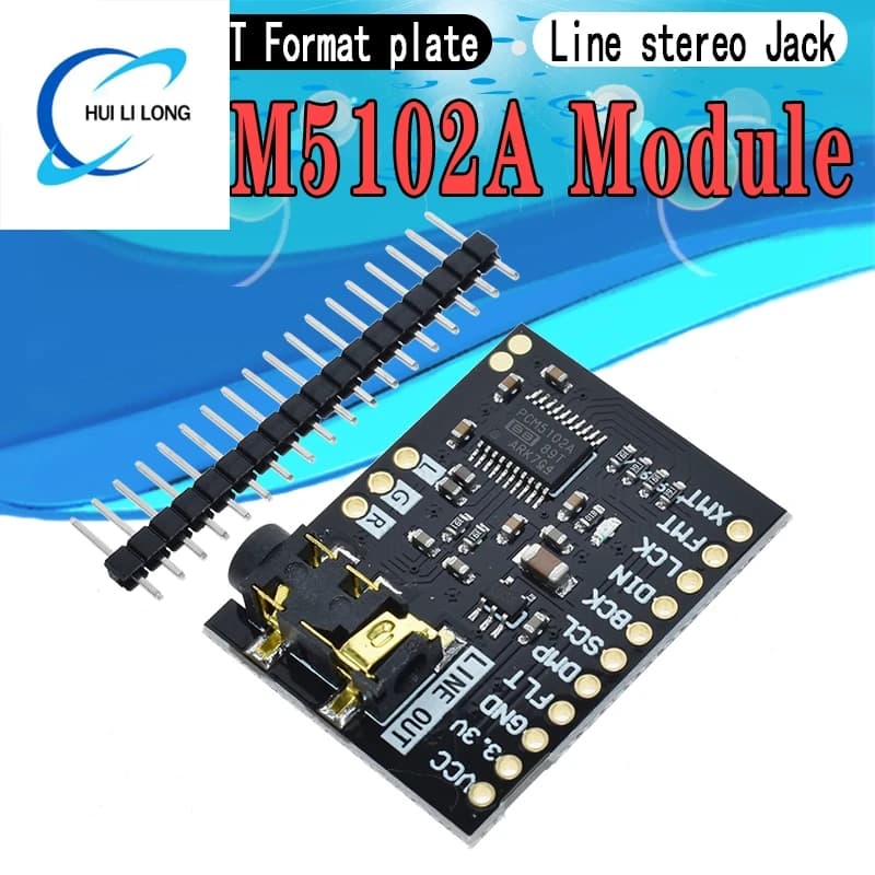 Per Raspberry Pi pHAT Scheda audio Interfaccia I2S PCM5102 Modulo DAC Scheda audio a 24 bit con jack stereo Beyond ES9023 PCM1794
