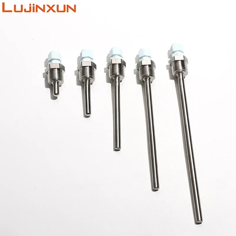 LUJINXUN 1/2 "20mm Filettatura Impermeabile Temperatura Tubo Cieco Termistore NTC 8x20-200mm Scaldabagno Solare Termometro Sonda 1PC