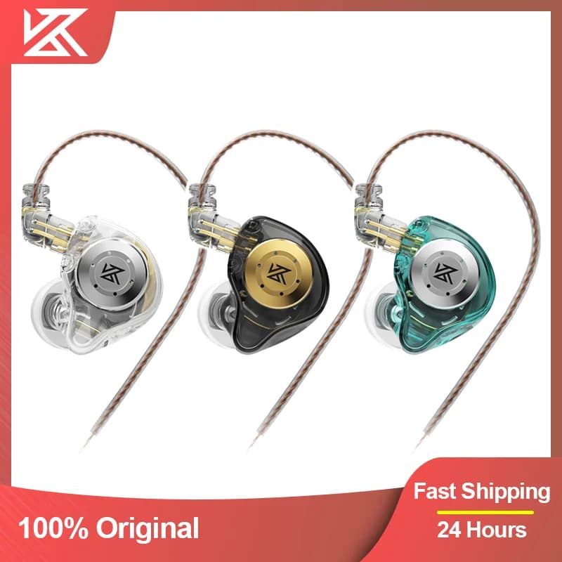 KZ EDX PRO cuffie auricolari cablati In metallo HiFi Bass Music auricolari DJ In Ear Monitor cuffie da gioco con microfono Audifonos