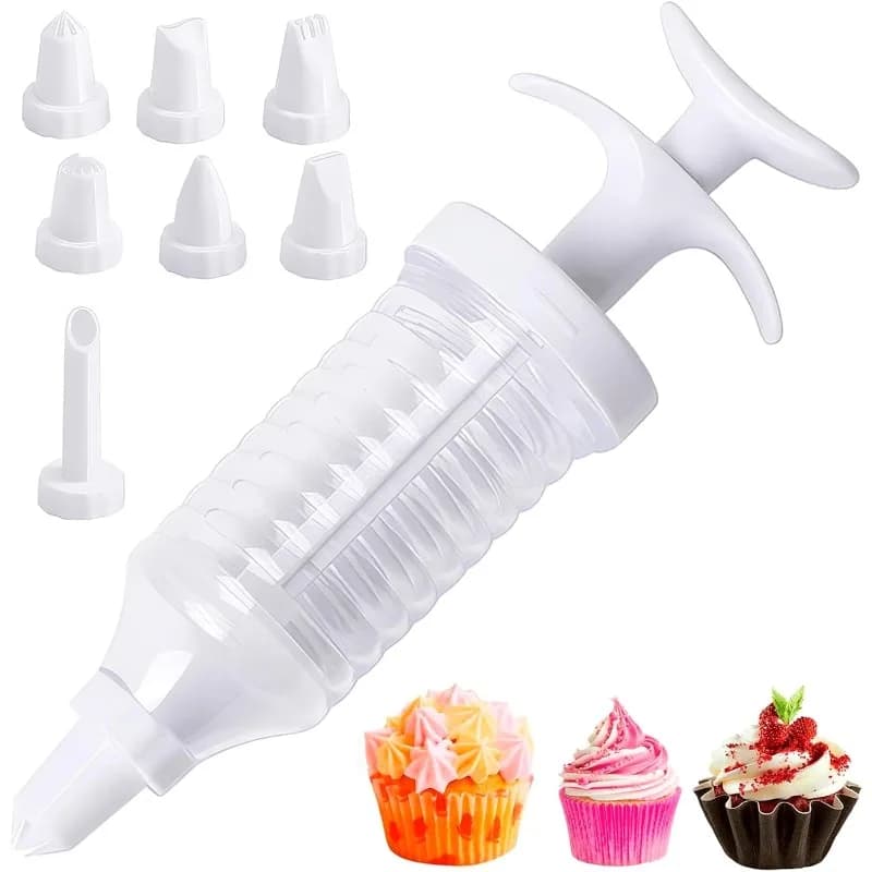 Set di 8 Ugelli per Decorazione Torte, Punte per Siringa per Crema, Strumento Delicato per Uso in Cucina e Pasticceria