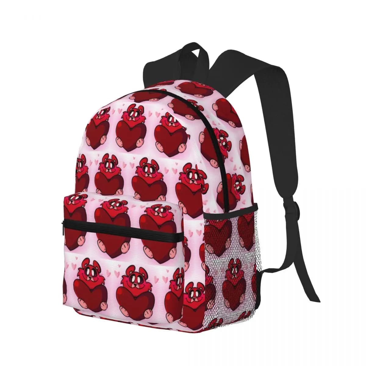 Sorridenti Critters Bobby BearHug Zaino per studenti Borsa da scuola Zaino da viaggio per escursionismo per uomo Donna Borse a tracolla per libri alla moda