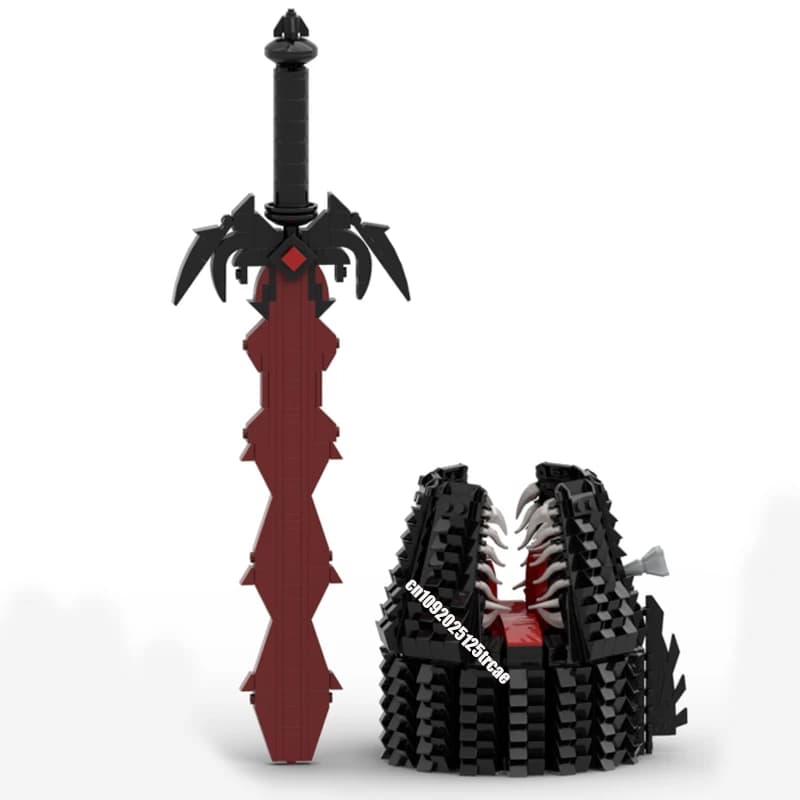 Nuovo famoso gioco popolare Zeldaed Demise Spada Armi Modello Puzzle personalizzati Idee creative fai-da-te Giocattoli per bambini Compleanno Regalo di Natale
