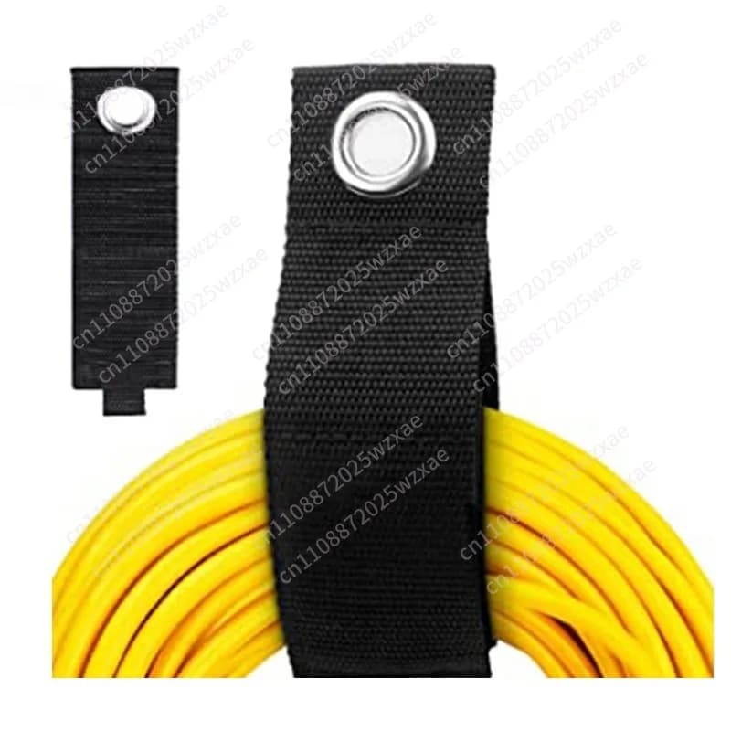 Cinghie resistenti con anello di aggancio in velcro, cinghie per stoccaggio in tessuto pesante