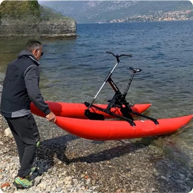 New products for sports games for water bike Floating pedal for light water bike Lake/Sea Bike