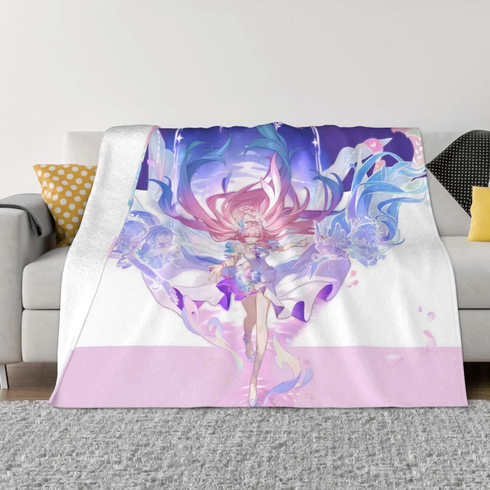 Honkai Star Rail Cyrene Asciugamano da bagno Anime Morbida coperta da spiaggia in microfibra HSR Gioco Merch Cosplay Regalo per i fan 150x200 cm Decor