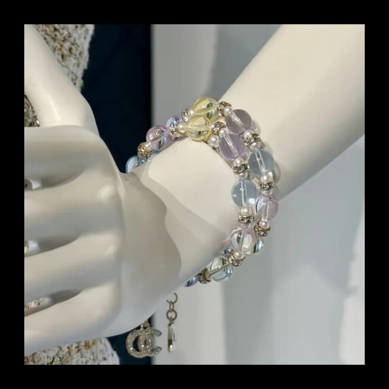 Bracciale con perline di nuova versione C Home Xiaoxiang, carino, dolce, alla moda e versatile, utilizzabile anche come collana