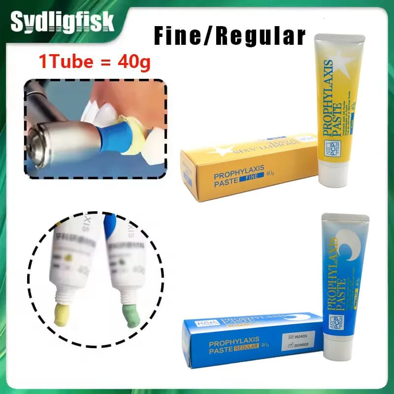 40 g/Tube Dental tooth polishing paste Regular fine-grain prophylaxis paste for vegetable crops Teeth whitening materials