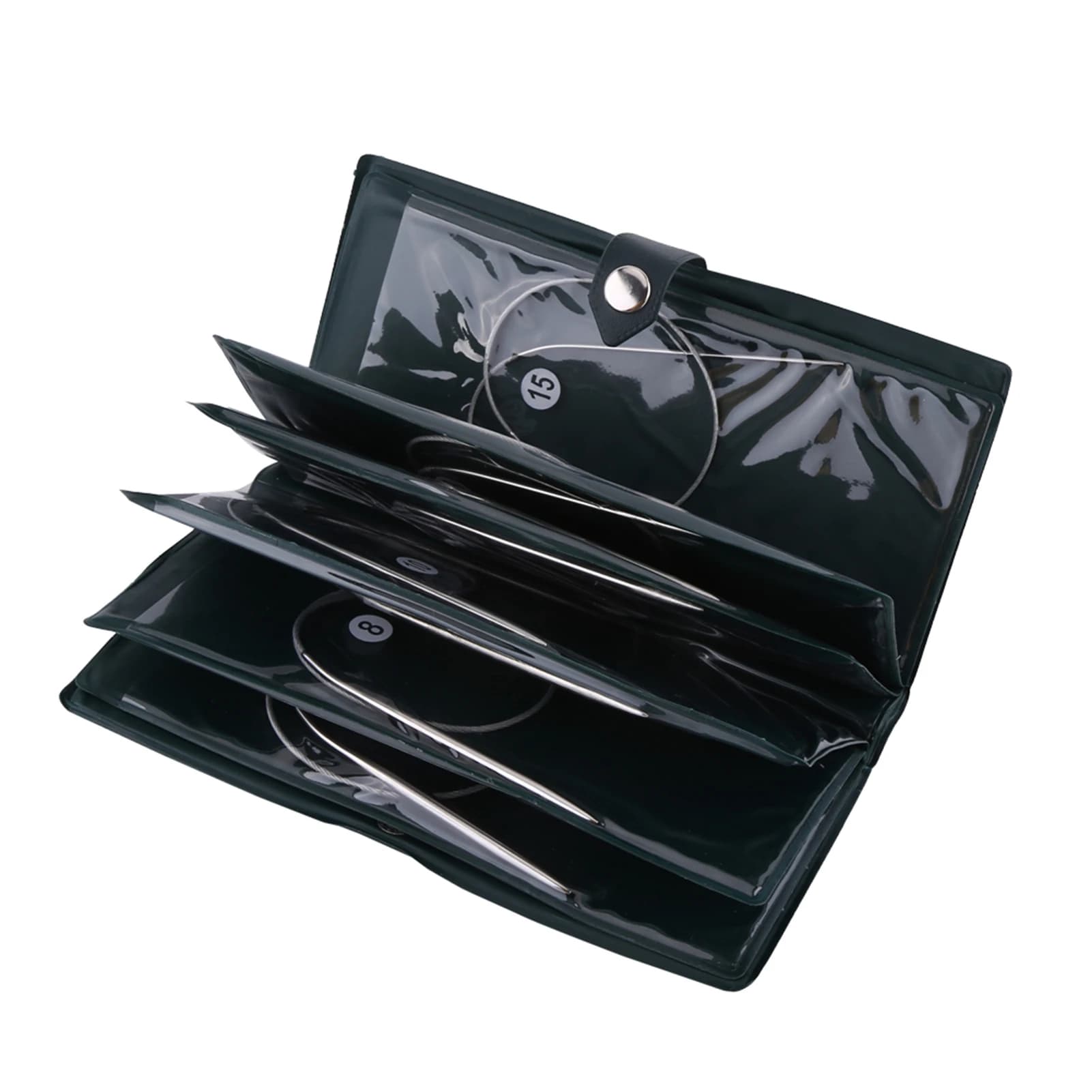 Aghi Circolari in Acciaio Inox 43cm/65cm/80cm, Strumenti per Lavoro a Maglia, Accessori per Uncinetto, Ferri Circolari per Uncinetto
