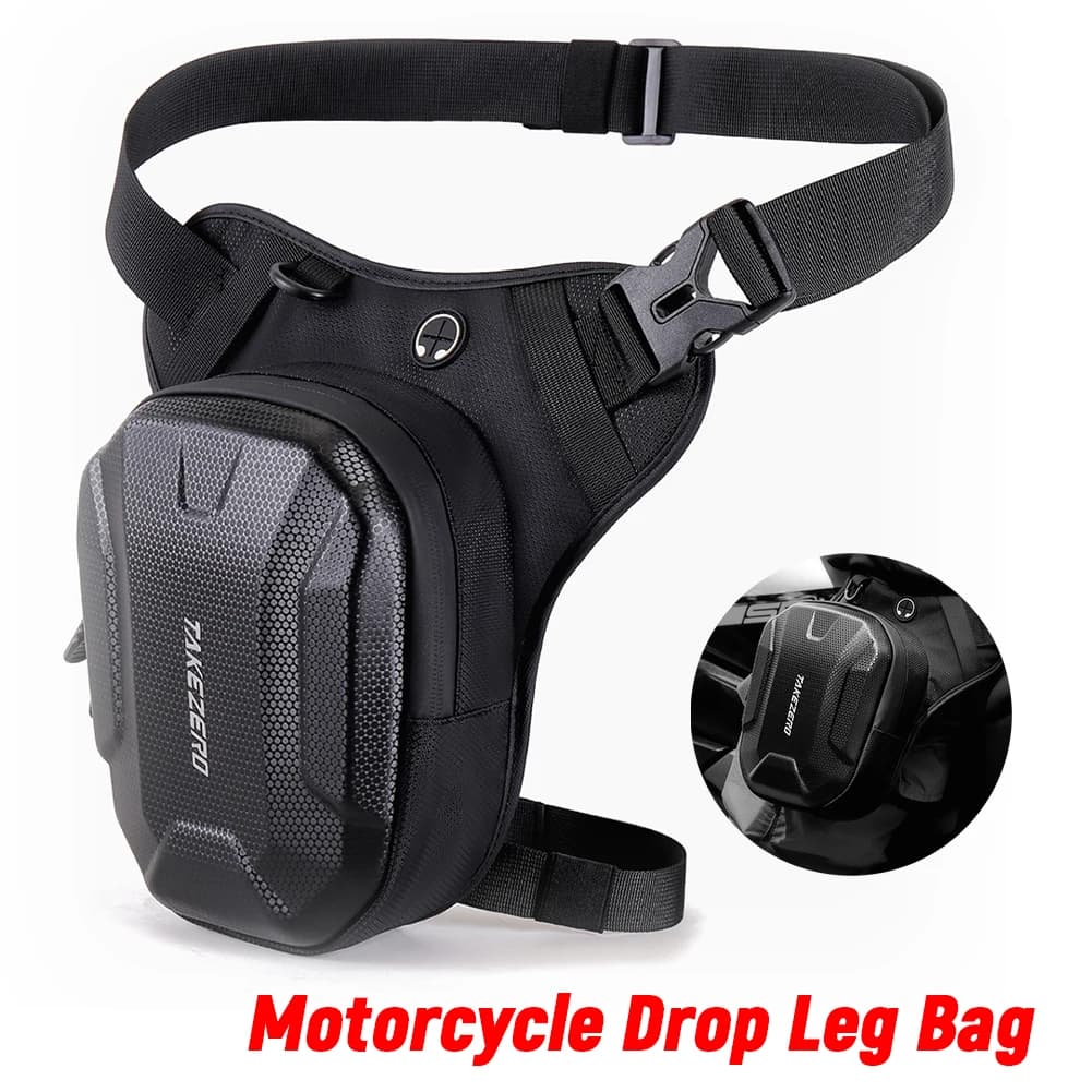 Motorcycle Leg Side Bag Waterproof Bicycle Thigh Belt Bag Large Capacity Cycling Crossbody Bag for Outdoor Sports Ride