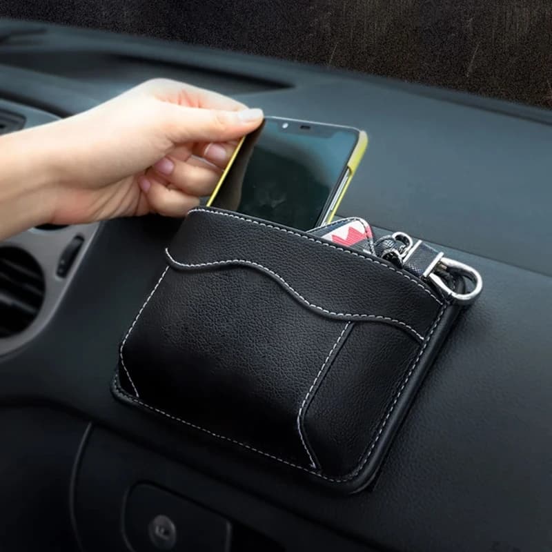 Borsa portaoggetti per auto inserto laterale avanzato borsa Organizer tascabile per Console centrale multifunzionale tra la scatola portaoggetti dei sedili anteriori