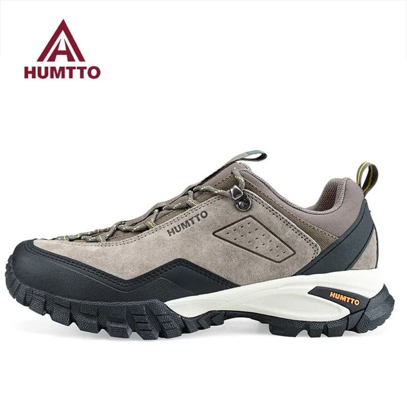 Humtto Cowhide Outdoor Hiking Shoes Men Breathable Climbing women Sneakers Trekking Hunting Tourism Mountain boots casual shoes