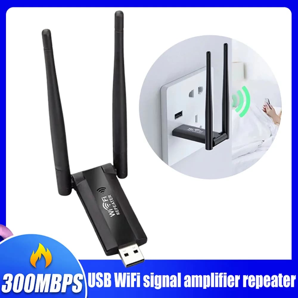 New USB Universal Wireless TV Network Wifi Adapter WPS 300Mbps Wi-fi Repeater Rj-45 Ethernet for Samsung Sony LG TV Web Player