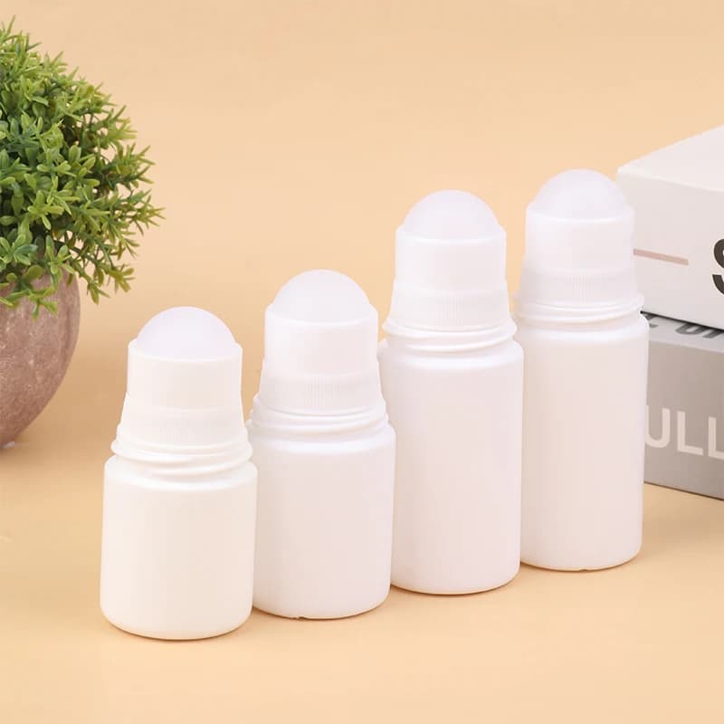 25/30/50/60ML sfera di plastica rullo olio essenziale Sub-imbottigliamento contenitore di nebbia bottiglia riutilizzabile da viaggio accessori deodoranti fai da te