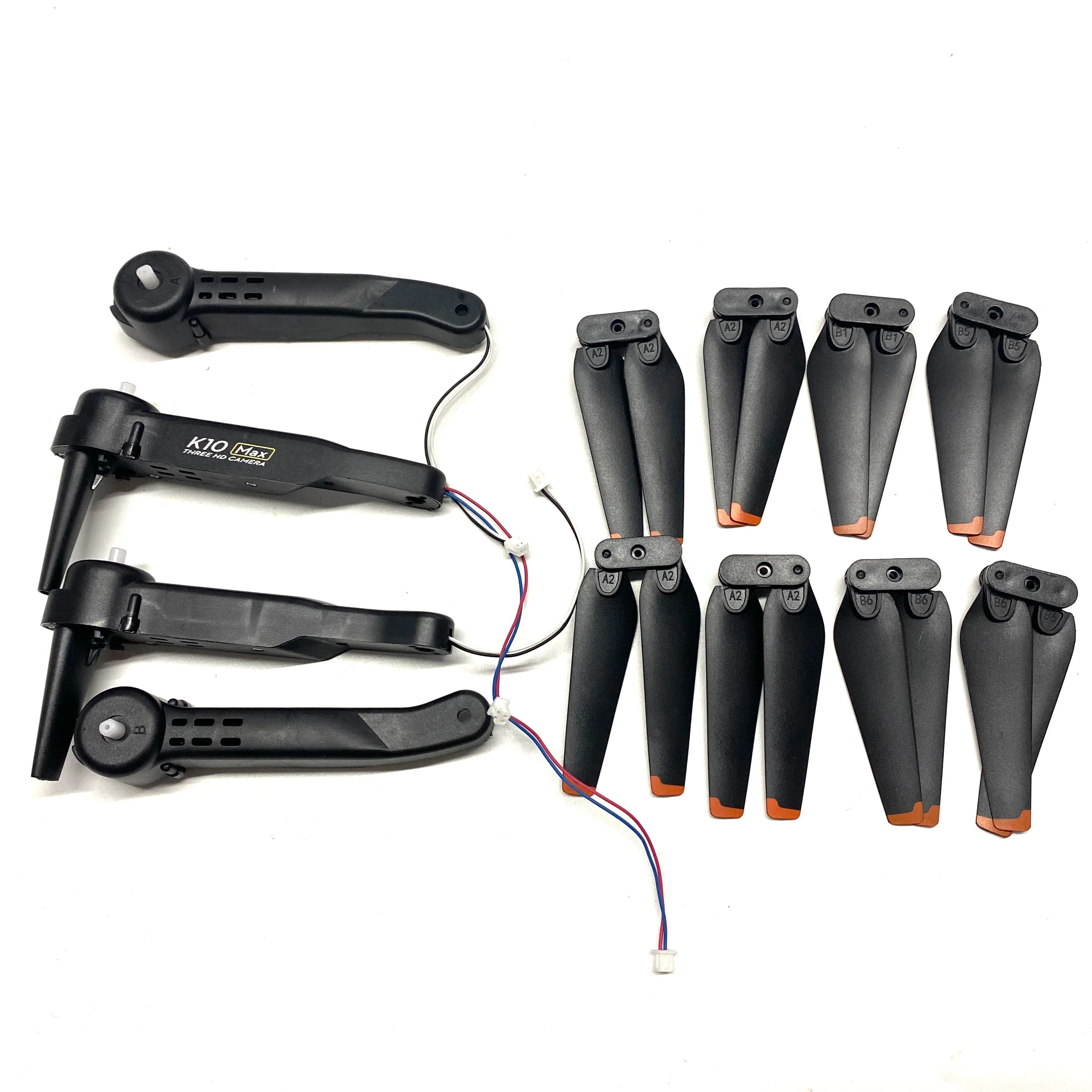 K10MAX Drone braccio pieghevole K10 MAX RC Quadcopter pezzi di ricambio pale braccio motore elica