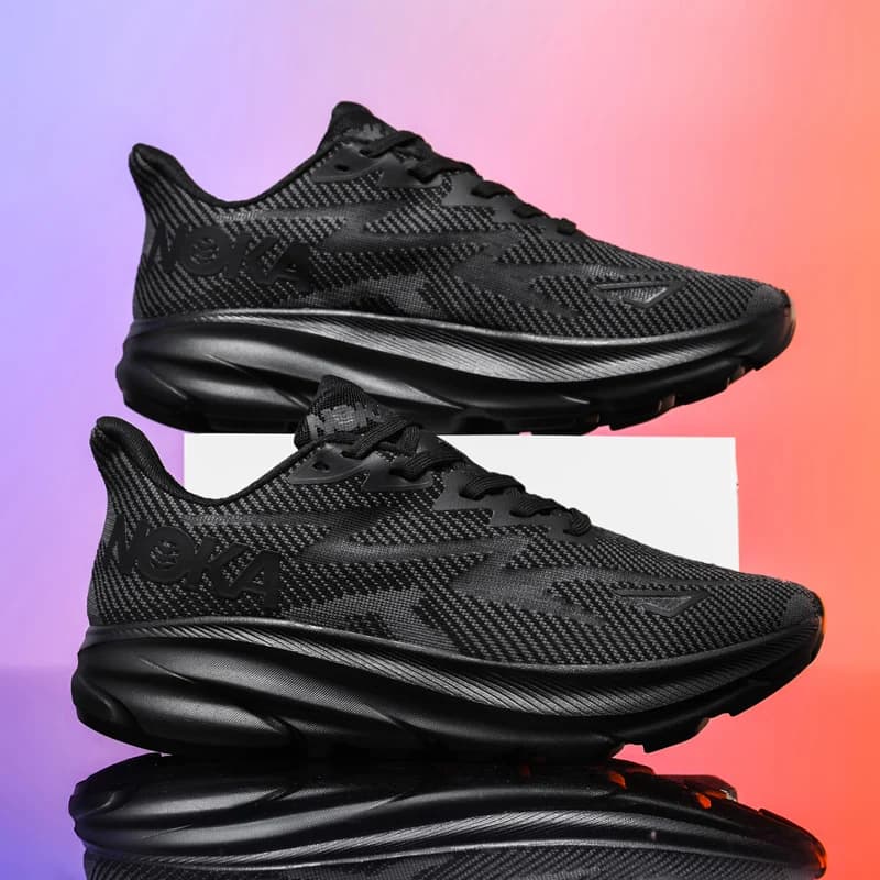 Scarpe da Corsa per Maratona da Uomo Best-Seller, Scarpe Sportive Casual con Suola Spessa Ammortizzante, Morbide e Traspiranti, ad Asciugatura Rapida