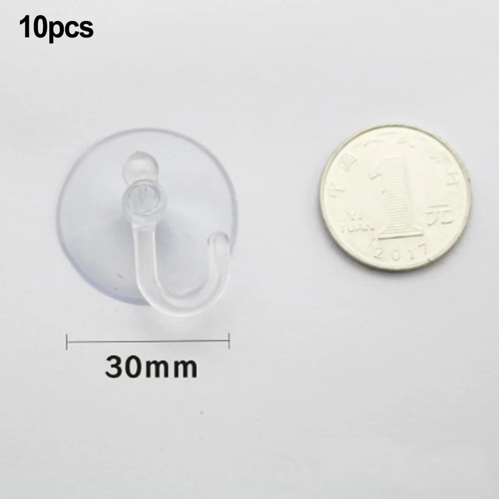Nuovissimo ventosa SUCKER HANGER Robusti ganci appesi Design senza fori TASSA di aspirazione in plastica Installazione semplice