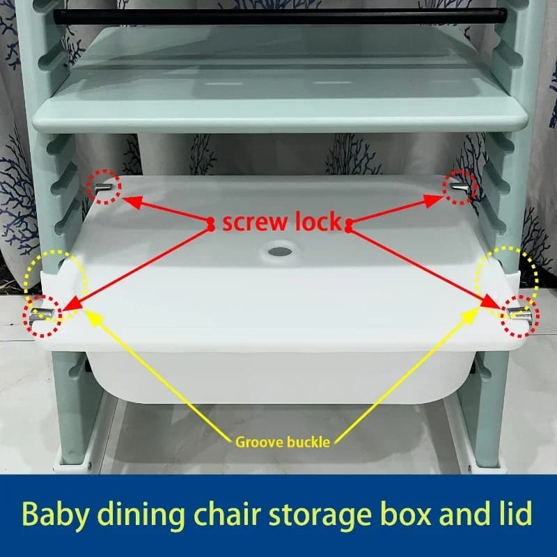Storage box for dining chair with lid portable storage boxes large plastic drawers tray for dining chairs for home accessories