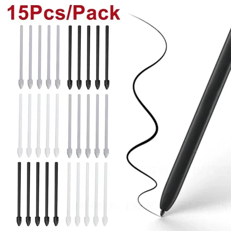 5-15pcs Replacement Pencil Tips for Samsung Galaxy Tab S6 S7 S21 S22 S23 S24 Note Pen SPen Nibs with Removal Tweezer Refill Set