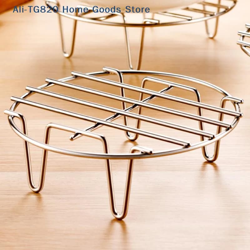 [TG820]Stainless Steel Cookware Steamer Rack Cooking Baking Pot Stand Airfryer Grill Food Accessories Kitchen Steaming Racks