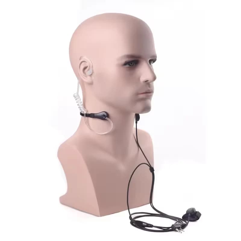 ABBREE Gola Auricolare MIC PTT Cuffia K Spina Auricolare per Baofeng BF-888S UV-5R Mini UV-32 5RH Quansheng UV-K5 Walkie Talkie
