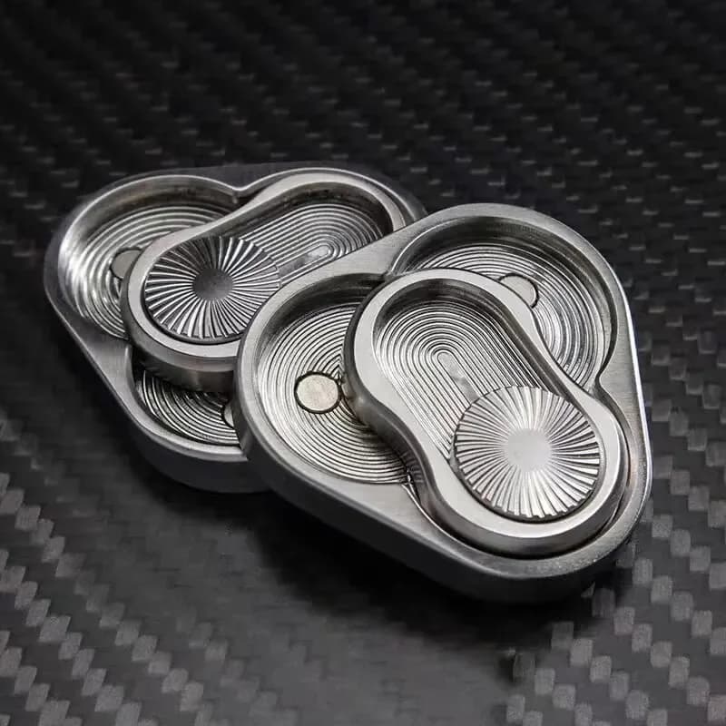 Cursore magnetico Fidget per adulti EDC Giocattolo Fidget in metallo ADHD Spinner a mano Autismo Ansia sensoriale Giocattolo antistress Migliori regali per adulti